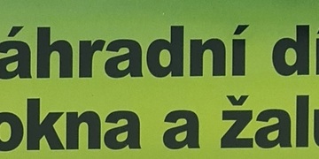 Náhradní díly pro žaluzie a okna
